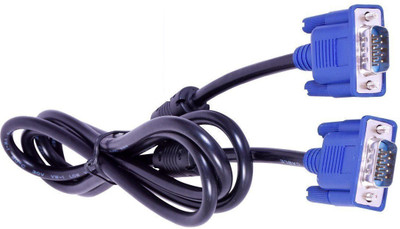 capnicks 15 Pin Male To Male VGA Cable(Compatible with Computers & Laptops, LED, Black)
capnicks 15 Pin Male To Male VGA Cable(Compatible with Computers & Laptops, LED, Black)