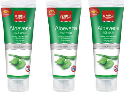 BEEONE ALOEVERA FACE WASH 180 ML (PACK OF 3) Face Wash(180 ml)
