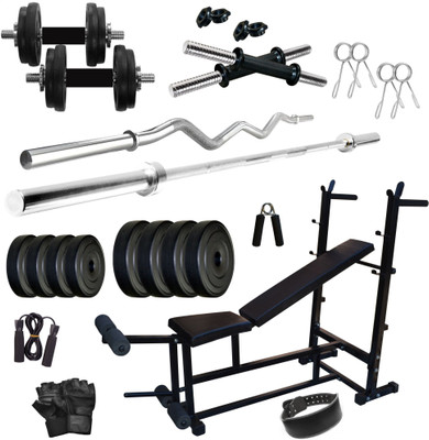 KRX PVC 38 KG COMBO 26 WB -SL Home Gym Kit