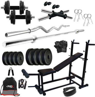 KRX PVC 32 KG COMBO 26 -SL Home Gym Kit