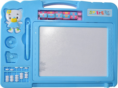 Era Traders Glitter Collection Blue Magic Slate + Black Slate Chalk Board, Color Blue(Blue)
Era Traders Glitter Collection Blue Magic Slate + Black Slate Chalk Board, Color Blue(Blue)
