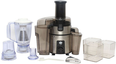 BMS Lifestyle Juice Extractor 5-in-1 for Fruit, Vegetable and fruitw/Blender, Chopper, Grinder and Food Processor, Stainless Steel Centrifugal Juicer Machine 300 Juicer Mixer Grinder(siler, 2 Jars)
BMS Lifestyle Juice Extractor 5-in-1 for Fruit, Vegetable and fruitw/Blender, Chopper, Grinder and Food Processor, Stainless Steel Centrifugal Juicer Machine 300 Juicer Mixer Grinder(siler, 2 Jars)