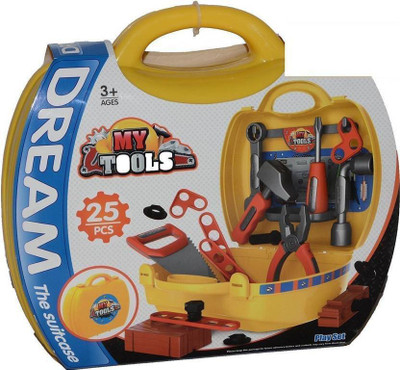 Shopjamke Engineering Tool Kit Toy Suitcase Set Toys for Kids and Children
