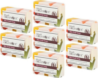 khadi organique HANDMADE MIX FRUIT SOAP WITH ESSENTIAL OIL 875 GM PACK OF 7 (875 g, Pack of 7)(875 g, Pack of 7)
khadi organique HANDMADE MIX FRUIT SOAP WITH ESSENTIAL OIL 875 GM PACK OF 7 (875 g, Pack of 7)(875 g, Pack of 7)