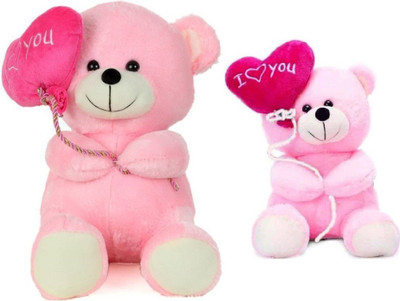 Samayra Toys Combo Offer Pack of Two Pink Balloon Teddy Bear 40 Cm & Small Balloon Teddy Bear with I Love you heart 18 cm - 40 cm(Pink)
Samayra Toys Combo Offer Pack of Two Pink Balloon Teddy Bear 40 Cm & Small Balloon Teddy Bear with I Love you heart 18 cm - 40 cm(Pink)