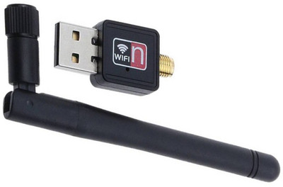 OSRAY Wireless Wifi Adaptor with Antenna Have Good Connectivity USB Adapter(Black)
OSRAY Wireless Wifi Adaptor with Antenna Have Good Connectivity USB Adapter(Black)