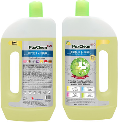 PaxClean ECO (Citrus) 975 ml, Floor Cleaner for Home, Kitchen, Toilet, Disinfectant, Sanitizer, Germicide, Deodorizer Citrus(975 ml)
PaxClean ECO (Citrus) 975 ml, Floor Cleaner for Home, Kitchen, Toilet, Disinfectant, Sanitizer, Germicide, Deodorizer Citrus(975 ml)