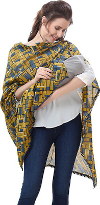 EasyFeed 3 IN 1 Musterd Blue Print with Lace on 3 Side Multipurpose Scarf / stole /nursing cover /breastfeeding cover / feeding apron / maternity cover / feeding cloak / breathable /poncho / made from cotton for pre and post pregnancy Feeding Cloak(Muster
EasyFeed 3 IN 1 Musterd Blue Print with Lace on 3 Side Multipurpose Scarf / stole /nursing cover /breastfeeding cover / feeding apron / maternity cover / feeding cloak / breathable /poncho / made from cotton for pre and post pregnancy Feeding Cloak(Muster