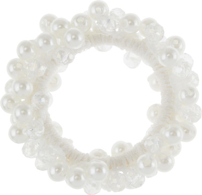Accessorize MN-58665104001 Rubber Band(White)