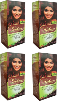 SANJEEVANI NATURAL BURGUNDY Hair Color Creme For Women & Men NO AMMONIA (Pack Of 4) Hair Color(Burgundy)
SANJEEVANI NATURAL BURGUNDY Hair Color Creme For Women & Men NO AMMONIA (Pack Of 4) Hair Color(Burgundy)