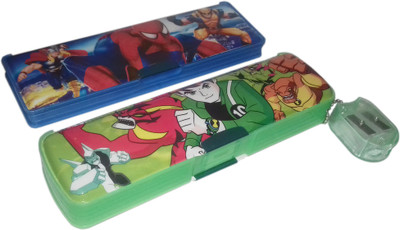 kidoz kingdom PENCIL BOX SET OF 2 BEN10 AND SPIDERMAN CARTOON Art Plastic Pencil Boxes(Set of 2, Multicolor)
kidoz kingdom PENCIL BOX SET OF 2 BEN10 AND SPIDERMAN CARTOON Art Plastic Pencil Boxes(Set of 2, Multicolor)