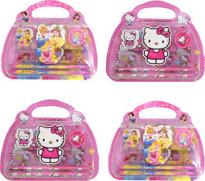 Bueno Stationary kit for Students, Kits for Boys, Stationary kit for Kids Return Gift, Set of 4, Pack of 1 pencil box Art Plastic Pencil Boxes(Set of 4, Pink)
Bueno Stationary kit for Students, Kits for Boys, Stationary kit for Kids Return Gift, Set of 4, Pack of 1 pencil box Art Plastic Pencil Boxes(Set of 4, Pink)