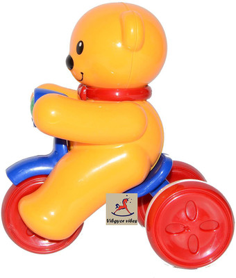 Vibgyor Vibes Press and Go Colourful Press and Go Teddy Bear On A Scooter(Yellow)
Vibgyor Vibes Press and Go Colourful Press and Go Teddy Bear On A Scooter(Yellow)