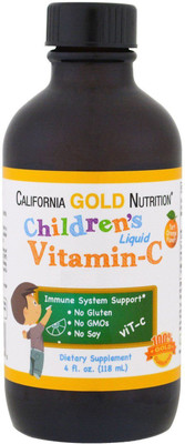 California Gold Nutrition Children s Liquid Vitamin C Orange Flavor No GMOs 4 fl oz 118 ml(118 ml)
California Gold Nutrition Children s Liquid Vitamin C Orange Flavor No GMOs 4 fl oz 118 ml(118 ml)