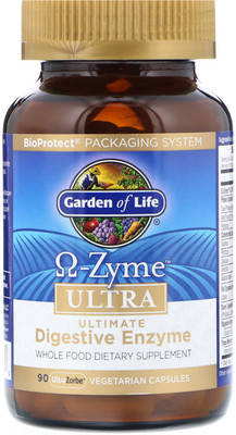 Garden of Life Vegetarian Digestive Supplement - Omega Zyme ULTRA Enzyme Blend 90 Count(90 No)
Garden of Life Vegetarian Digestive Supplement - Omega Zyme ULTRA Enzyme Blend 90 Count(90 No)