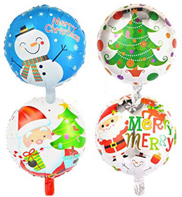 AMFIN Printed (Pack of 4) Christmas Foil Balloon for Christmas Tree Decoration New Lovely Shiny Christmas Decoration, Xmas Decoration Items......Multi Balloon(Multicolor, Pack of 4)
AMFIN Printed (Pack of 4) Christmas Foil Balloon for Christmas Tree Decoration New Lovely Shiny Christmas Decoration, Xmas Decoration Items......Multi Balloon(Multicolor, Pack of 4)