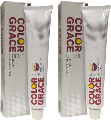 COLOR GRACE BLACK Hair Color Creme For Men & Women(Pack of 2) Hair Color(Black)
COLOR GRACE BLACK Hair Color Creme For Men & Women(Pack of 2) Hair Color(Black)