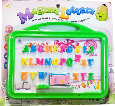 TALKING GANESHA Writing Board With Magnetic Alphabets, Marker Pen & Duster Learning Toy For Kids - Multicolor(Multicolor)
TALKING GANESHA Writing Board With Magnetic Alphabets, Marker Pen & Duster Learning Toy For Kids - Multicolor(Multicolor)