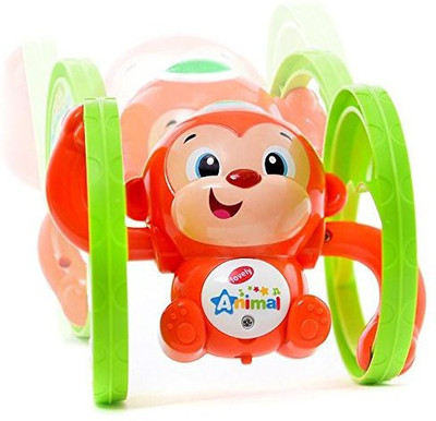 Vibgyor Vibes Funny Key Operated Wind Up Light and Sound Rolling Monkey Toy - Pack of 1 (Multi Color)(Multicolor)
Vibgyor Vibes Funny Key Operated Wind Up Light and Sound Rolling Monkey Toy - Pack of 1 (Multi Color)(Multicolor)