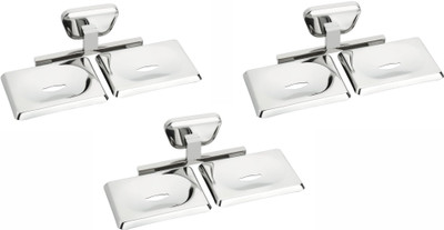Easyhome Furnish Set of 3 pieces Stainless steel Double Soap Dish -(Glossy Silver)
Easyhome Furnish Set of 3 pieces Stainless steel Double Soap Dish -(Glossy Silver)
