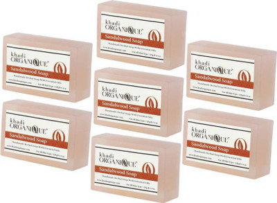 khadi organique HANDMADE SANDALWOOD SOAP WITH ESSENTIAL OIL 875 GM PACK OF 7 (875 g, Pack of 7)(875 g, Pack of 7)
khadi organique HANDMADE SANDALWOOD SOAP WITH ESSENTIAL OIL 875 GM PACK OF 7 (875 g, Pack of 7)(875 g, Pack of 7)