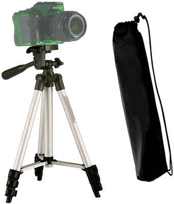 CASADOMANI GOOD Collection Tripod-3110 Portable Adjustable Aluminum Lightweight Camera Stand with Three-Dimensional Head & Quick Release Plate and Mobile Phones Tripod Compatible with All Cameras & Smartphones Tripod(Silver & Black, Supports Up to 1500 g)
CASADOMANI GOOD Collection Tripod-3110 Portable Adjustable Aluminum Lightweight Camera Stand with Three-Dimensional Head & Quick Release Plate and Mobile Phones Tripod Compatible with All Cameras & Smartphones Tripod(Silver & Black, Supports Up to 1500 g)