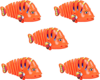 AutoVHPR 5 Small Fish with a small White Key Chabi for operation back body moves like it is swimming(Multicolor)
AutoVHPR 5 Small Fish with a small White Key Chabi for operation back body moves like it is swimming(Multicolor)