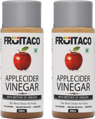 fruitaco Apple Cider Vinegar with Mother Vinegar, Raw, Unfiltered and Undiluted - Pack Of 2 - 1000ml Vinegar(1 L, Pack of 2)
fruitaco Apple Cider Vinegar with Mother Vinegar, Raw, Unfiltered and Undiluted - Pack Of 2 - 1000ml Vinegar(1 L, Pack of 2)