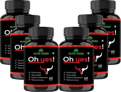 Nutriherbs Ohyes Shilajit , Safed Musli & Ashwagandha - 60 Capsule (Pack Of 6)(360 No)
Nutriherbs Ohyes Shilajit , Safed Musli & Ashwagandha - 60 Capsule (Pack Of 6)(360 No)
