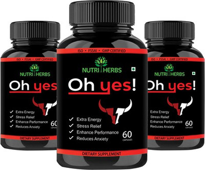 Nutriherbs Ohyes Shilajit , Safed Musli & Ashwagandha - 60 Capsule (Pack Of 3)(180 No)
Nutriherbs Ohyes Shilajit , Safed Musli & Ashwagandha - 60 Capsule (Pack Of 3)(180 No)