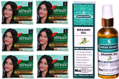 SHEER SECRET hair color and hair oil(Set of 2)