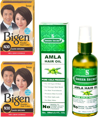 SHEER SECRET hair color and hair oil(Set of 2)