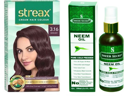 SHEER SECRET hair color and hair oil(Set of 2)
