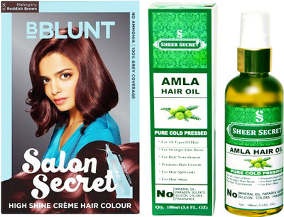 SHEER SECRET AMLA HAIR OIL 100 ML (PURE COLDPRESSED) and HAIR COLOUR MAHOGANY REDDISH BROWN NO. 5.32(Set of 2)
SHEER SECRET AMLA HAIR OIL 100 ML (PURE COLDPRESSED) and HAIR COLOUR MAHOGANY REDDISH BROWN NO. 5.32(Set of 2)