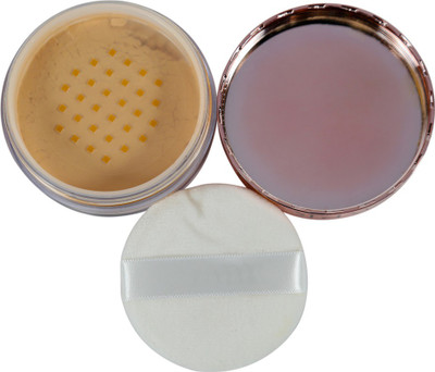 MELANIA Perfecting Loose Powder Compact(Natural Honey)