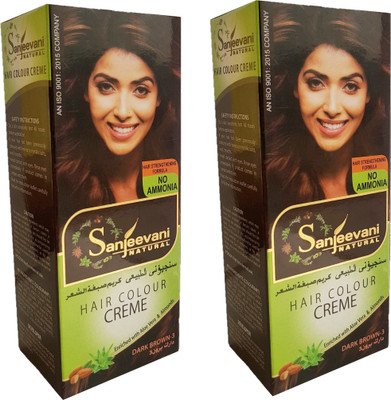 SANJEEVANI NATURAL DARK BROWN Hair Color Creme For Women & Men NO AMMONIA (Pack Of 2) Hair Color(Dark Brown)
SANJEEVANI NATURAL DARK BROWN Hair Color Creme For Women & Men NO AMMONIA (Pack Of 2) Hair Color(Dark Brown)