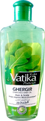 Vatika Imported Natural GHERGIR Enriched Hair Oil Hair And Scaip Helps improve Micro-circulation(200 ml)
Vatika Imported Natural GHERGIR Enriched Hair Oil Hair And Scaip Helps improve Micro-circulation(200 ml)