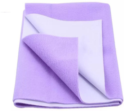 Riyansh Cozy Dry Cotton, Rubber, PVC Baby Bed Protecting Mat(Salmen Rose