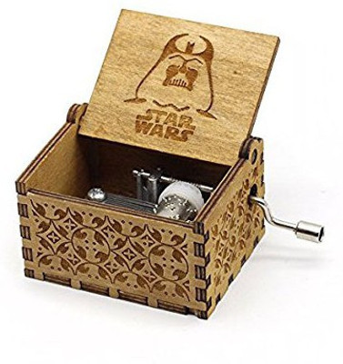 Jholmaal Star Wars color hand cranked music box Star Wars Theme Inspired Hand Cranked Hand Engraved Wooden Music Box For Personal Collection And Gifting! High Quality Music Box (Brown Color) Music Box Music Box
Jholmaal Star Wars color hand cranked music box Star Wars Theme Inspired Hand Cranked Hand Engraved Wooden Music Box For Personal Collection And Gifting! High Quality Music Box (Brown Color) Music Box Music Box