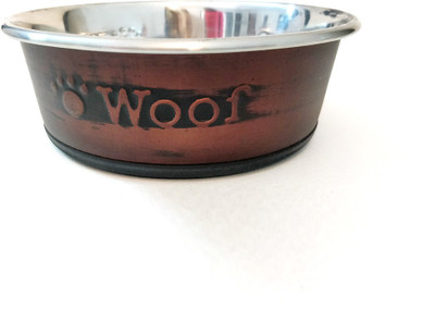 Goofy Tails Metalic Finished Premium Food Bowl for Dog/Cats round Stainless Steel Pet Bowl(250 ml Brown)
Goofy Tails Metalic Finished Premium Food Bowl for Dog/Cats round Stainless Steel Pet Bowl(250 ml Brown)