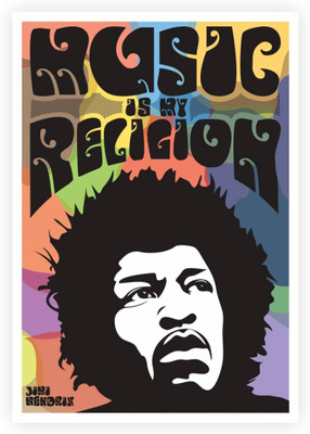 Akhuratha Jimi Hendrix Fine Quality Wall Poster Paper Print(12 inch X 18 inch, Rolled)
Akhuratha Jimi Hendrix Fine Quality Wall Poster Paper Print(12 inch X 18 inch, Rolled)