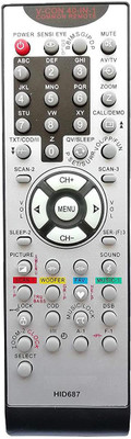 LipiWorld HID687 Universal Remote Works with All Most VIDEOCON TV Compatible for VIDEOCON TV. Remote Controller(Grey)
LipiWorld HID687 Universal Remote Works with All Most VIDEOCON TV Compatible for VIDEOCON TV. Remote Controller(Grey)