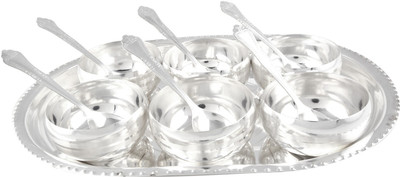 G S Museum Bowl Spoon Tray Serving Set(Pack of 13)