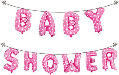 AMFIN Printed Baby Shower Letter Foil Balloons / Baby Shower Decoration Material Letter Balloon(Pink, Pack of 1)
AMFIN Printed Baby Shower Letter Foil Balloons / Baby Shower Decoration Material Letter Balloon(Pink, Pack of 1)