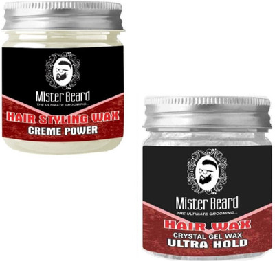 MISTER BEARD Hair Styling Wax Creme Power 100gm WITH Hair Wax Ultra Hold 100g(Set of 2)
MISTER BEARD Hair Styling Wax Creme Power 100gm WITH Hair Wax Ultra Hold 100g(Set of 2)