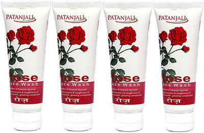 Patanjali Rose Face Wash 60g x 4 Face Wash(240 g)
