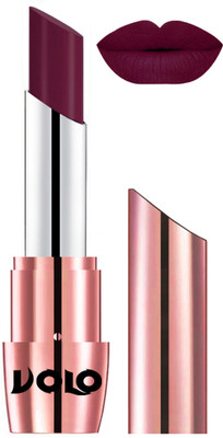 Volo Perfect Creamy with Matte Lipsticks, No more dry lips(Wine,)