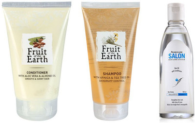 Modicare FRUIT OF THE EARTH SHAMPOO (ARNICA & TEA TREE OIL), CONDITONER AND SALON HAIR OIL WITH CONDITIONER(Set of 1)
Modicare FRUIT OF THE EARTH SHAMPOO (ARNICA & TEA TREE OIL), CONDITONER AND SALON HAIR OIL WITH CONDITIONER(Set of 1)