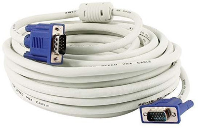 swaggers VGA CABLE MALE TO MALE 15 PIN HIGH RESOLUTION 15 METER WHITE VGA Cable(Compatible with LAPTOP,COMPUTER,PC, White)
swaggers VGA CABLE MALE TO MALE 15 PIN HIGH RESOLUTION 15 METER WHITE VGA Cable(Compatible with LAPTOP,COMPUTER,PC, White)
