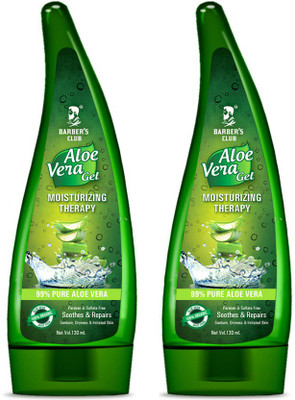 Barber's Club 99% Pure Aloevera Gel - Moisturizing Therapy for Skin & Hair - 130ml each(260 ml)
Barber's Club 99% Pure Aloevera Gel - Moisturizing Therapy for Skin & Hair - 130ml each(260 ml)